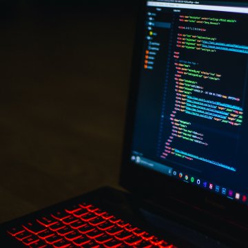 Lines of code on a computer screen